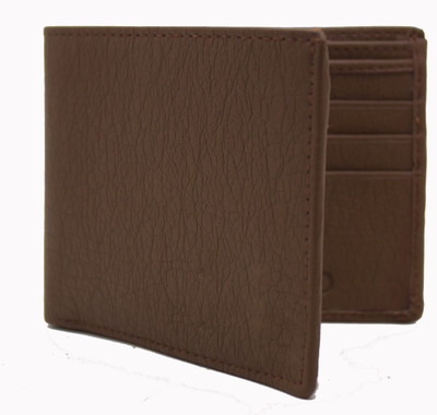 

Nietz Men Brown Artificial Leather Wallet(10 Card Slots)