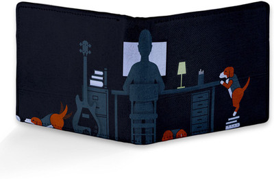 

REHBAR Men Multicolor Canvas Wallet(5 Card Slots), Multicolor-003673