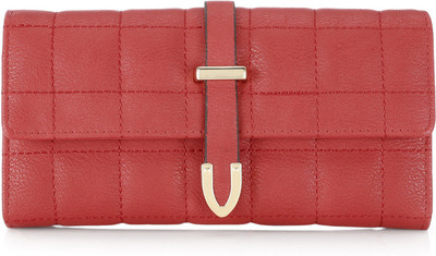 

Gio Collection Women Trendy Red Artificial Leather Wallet(6 Card Slots)