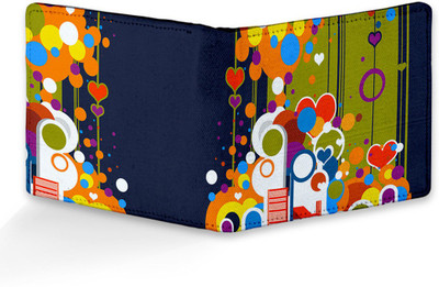 

REHBAR Men Multicolor Canvas Wallet(5 Card Slots), Multicolor-003660