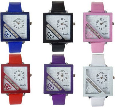 

E-SMART OD-1006-69 Multicolour Analog Round Dial Stylish Watch Watch - For Men & Women