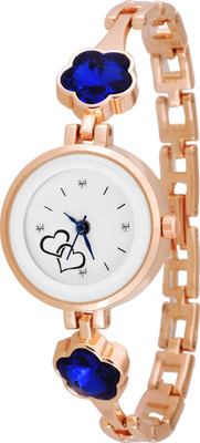 

COSMIC ROSE GOLD BLUE BLOSSOM FANCY FASHIONABLE DESIGNER BRACELET beautiful collection women and ladies Watch Watch - For Women