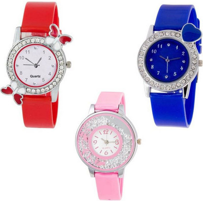 

CelAura OD-1007-79 Round Dial Latest Diamond Combo Wrist Watch - For Women