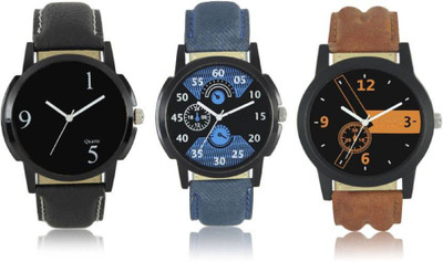 

PMAX LEATHER BLACK,BLUE AND BROWN NEW STYLISH FOR Watch - For Men