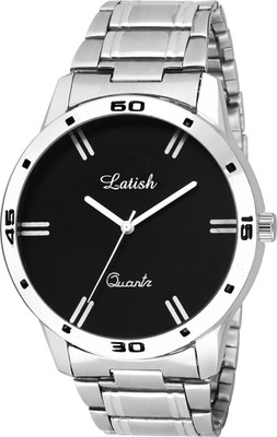 Latish LT998 Stainless silver Strap Wrist Watch Analog Watch - For Men