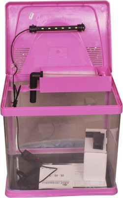 

Aquapetzworld HX-320F Purple fish Aquarium Tank(18Litre) Rectangle Aquarium Tank(18)
