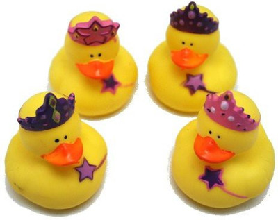 

Fun Express Princess Rubber Duckie Bath Toy(Multicolor)