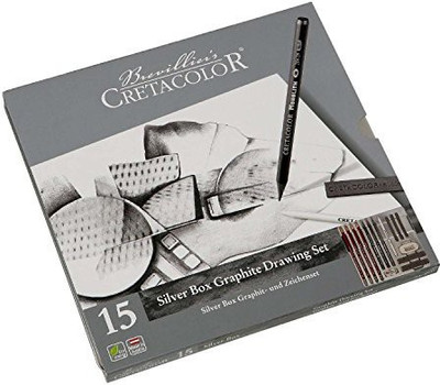 

Cretacolor Silver Graphite Tin Drawing Set