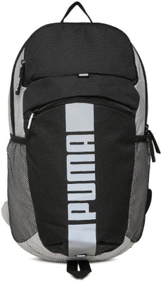 

Puma 7470701 21 L Laptop Backpack(Black, Grey), Black;white