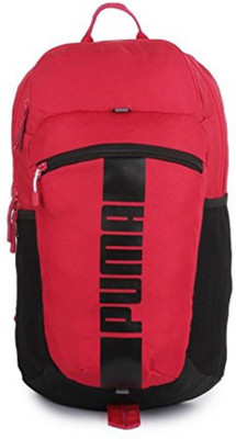 

Puma 7440108 21 L Laptop Backpack(Black, Red), Black;pink