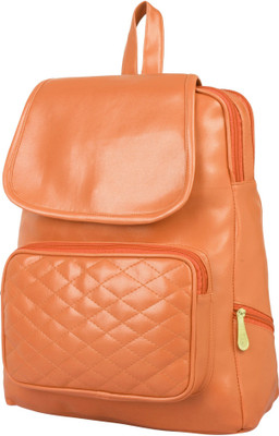 

Rajni Fashion PU Leather Backpack School Bag Student Backpack Traval bag 9L Backpack (Tan) 9 L Backpack(Tan)