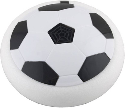 

Prro Indoor Air Power Soccer Kids Football Disk with Foam Bumpers and Light up Led Light Football-003 Football - Size: (Pack of 1, White