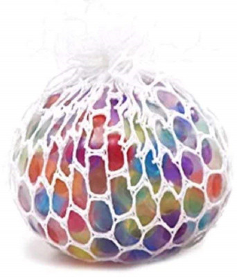 

skky bell Anti Stress Mesh/ Spongy Ball Toy Grape Stress Relief Squeezing Ball(Pack of 2) Squash Ball(Pack of 1, Multicolor)