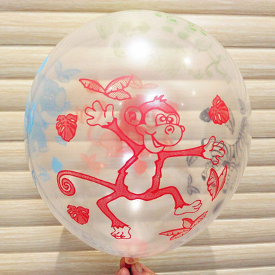 

Funcart Printed Colorful animals printed balloons (5pcs/pack) Balloon(Black, Pack of 5)