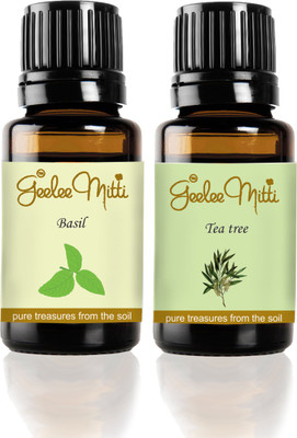 

Geeleemitti Pure Basil and Tea Tree Combo Pack of 2(20 ml)