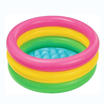 

PRESENTSALE Bath Toys Baby Water Tub Inflatable Pool size: 2 foot, baby pool Bath Toy(Multicolor)