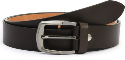

DNS DARK Men Formal Black Genuine Leather Belt, Dark brown