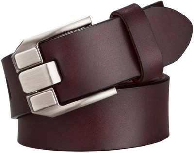 Bosco Men Casual Brown Genuine Leather Belt