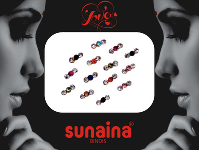 

Sunaina New Love Collection Small Size Stick FOREHEAD Multicolor Bindis(FANCY BINDI)