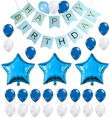 

Theme My Party Birthday Decoration Kit Blue