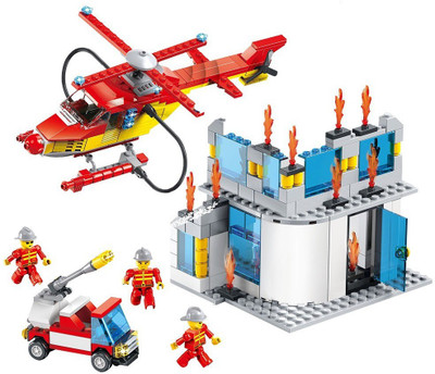 

GoMerryKids City Rescue Blocks 361 Pcs Toys Set for Kids(Multicolor)