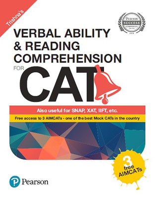 Verbal Ability and Reading Comprehension for CAT by Pearson AIMCATs)(English, Paperback, Trishna Knowledge Systems)