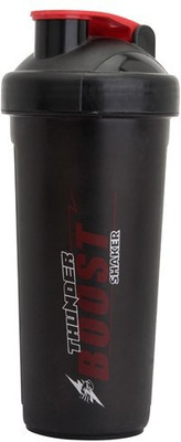 

Vellora High quality Protein Shaker Thunder boost bottle 600 ml Shaker(Pack of 1, Red)