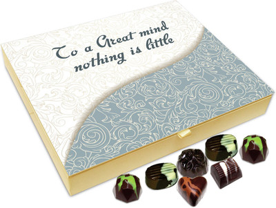 

Chocholik Gift Box - To A Great Mind, Nothing Is Little - 20pc Truffles(240 g)