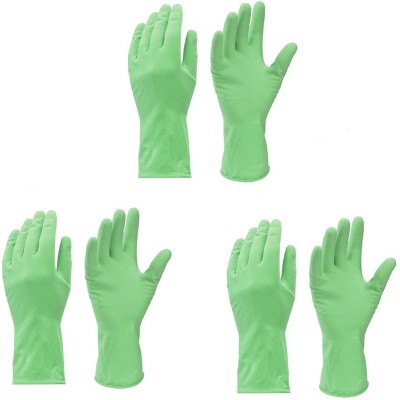 SHOP BY ROOM House Hold Cleaning Wet and Dry Glove Set(Large Pack of 3)