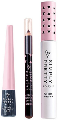 

Avon Simply Pretty Eye Makeup Combo(Set of 3)