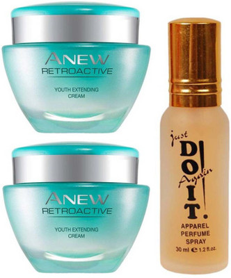 

Avon Anew two Retroactive Night Cream (15 g) & with one do it perfume 30 ml(Set of 3)