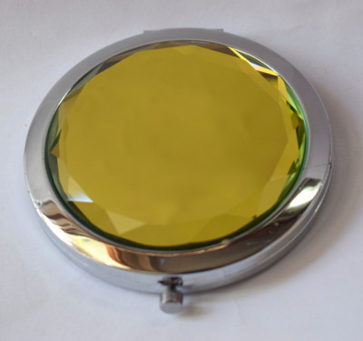 

oramsa Multicolor Printed Designer Compact Mirror - Dual Mirror, (Normal and 3x Magnification)