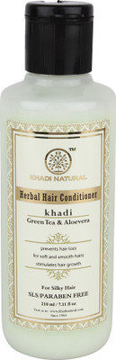 

Khadi Natural AYURVEDIC GREEN TEA ALOEVERA HAIR CONDITIONER SLS & PARABEN FREE(210 ml)