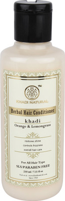 

Khadi Natural AYURVEDIC ORANGE LEMONGRASS HAIR CONDITIONER SLS & PARABEN FREE(210 ml)