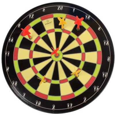 

Civil Magnetic Dart Board Game Multicolor - 34.5 CM 35.5 cm Dart Board (Multicolor) Steel Tip Dart(Multicolor, Pack of1)