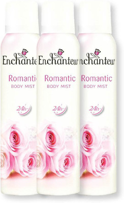 

Enchanteur Romantic Body Mist Deo Body Mist - For Women(450 ml, Pack of 3)