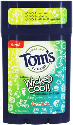 

Tom's Of Maine Wicked Cool! Natural Deodorant For Boys Freestyle Deodorant Spray - For Men(64 g)