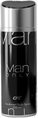 

CFS Man Only Black Deodorant Body Spray 200ML Deodorant Spray - For Men(200 ml)