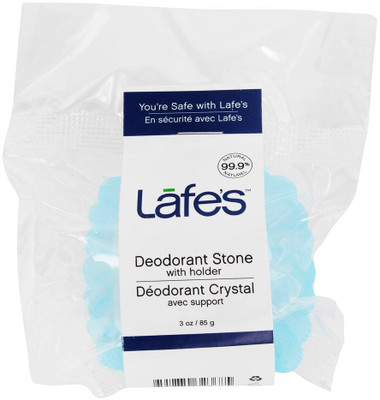 

Lafe's Natural Deodorant Crystal Stone With Holder Fragrance-Free Deodorant Spray - For Men(85 g)