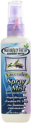 

Naturally Fresh Deodorant Crystal Spray Mist Body Lavender Deodorant Spray - For Men(120 ml)