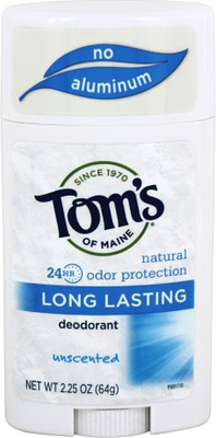 

Tom's Of Maine Natural Deodorant Stick Long-Lasting Unscented Deodorant Stick - For Men(64 g)