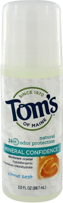 

Tom's Of Maine Natural Mineral Confidence Deodorant Crystal Roll-On Citrus Deodorant Roll-on - For Men(88.7 ml)