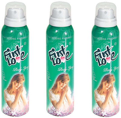 

Jevton First Love Green Deodorant Body Spray 150ML Each (Pack of 3) Deodorant Spray - For Men & Women(450 ml, Pack of 3)