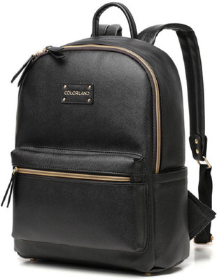 

Colorland Multifunctional Modern Mommy Diaper Backpack Backpack Diaper Bag(Black)