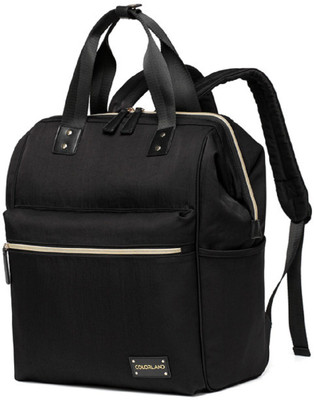 

Colorland Multifunctional Modern Mommy Diaper Backpack Backpack Diaper Bag(Black)