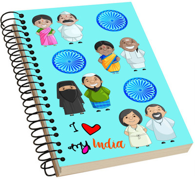 Clickplick A5 Notebook(Innovative Acrylic Notebook, Multicolor)