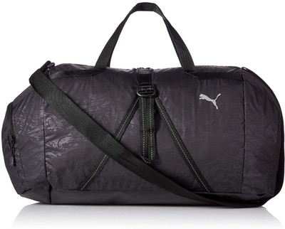 

Puma 7481101 Travel Duffel Bag(Black, Silver)
