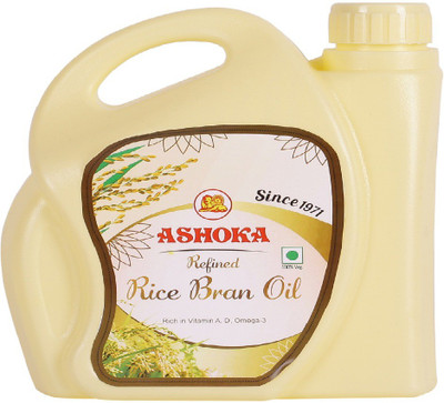 

Ashoka Refined Rice Bran Oil Rice Bran Oil Can(5 L)