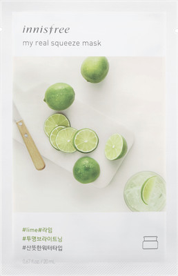 

Innisfree My Real Squeeze Mask - Lime(sheet mask)(20 ml)