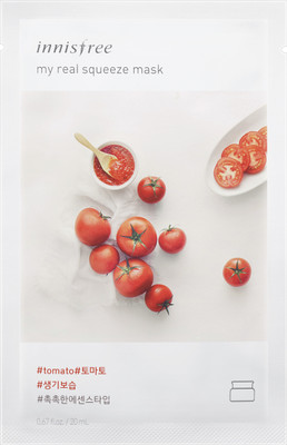 

Innisfree My Real Squeeze Mask - Tomato(sheet mask)(20 ml)